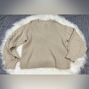 Tan Knit Sweater